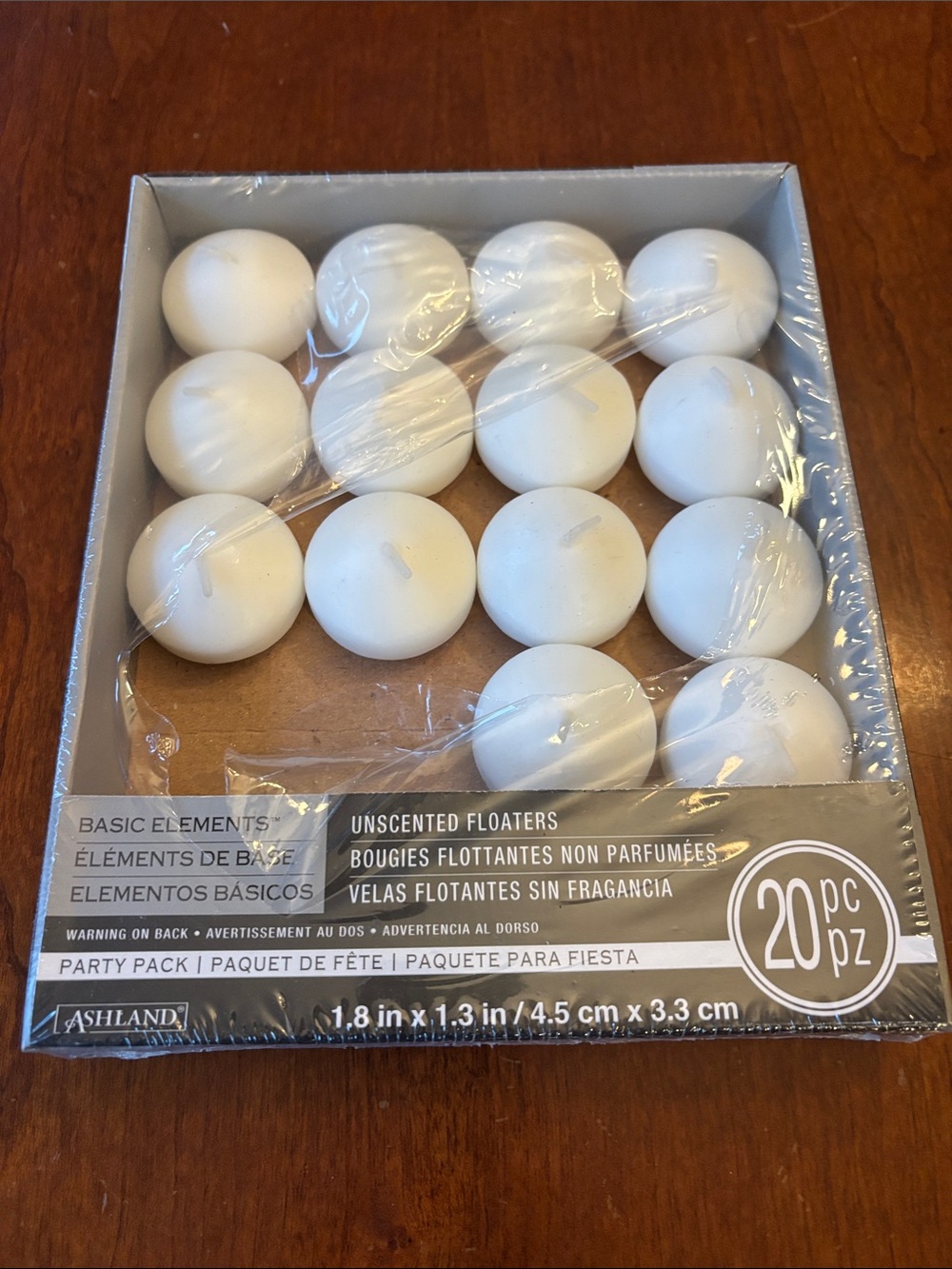 Ashland White Floating Tea Light Candles - 14